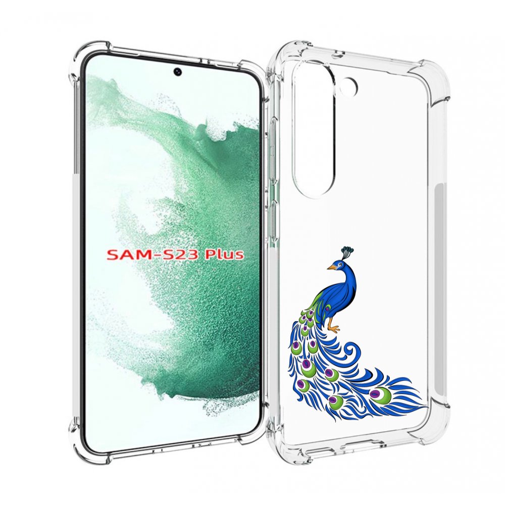 

Чехол MyPads жарптица-голубая для Samsung Galaxy S23 Plus +, Прозрачный, Tocco
