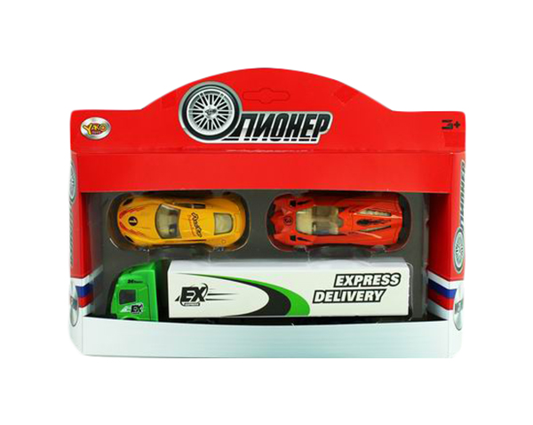 

Машинки металлические Yako Toys M7212-1, Разноцветный