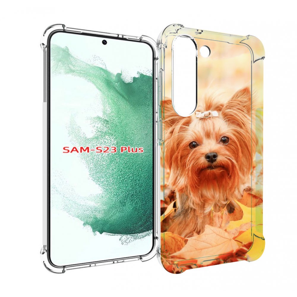 

Чехол MyPads еркширскии терьер иорк для Samsung Galaxy S23 Plus +, Прозрачный, Tocco