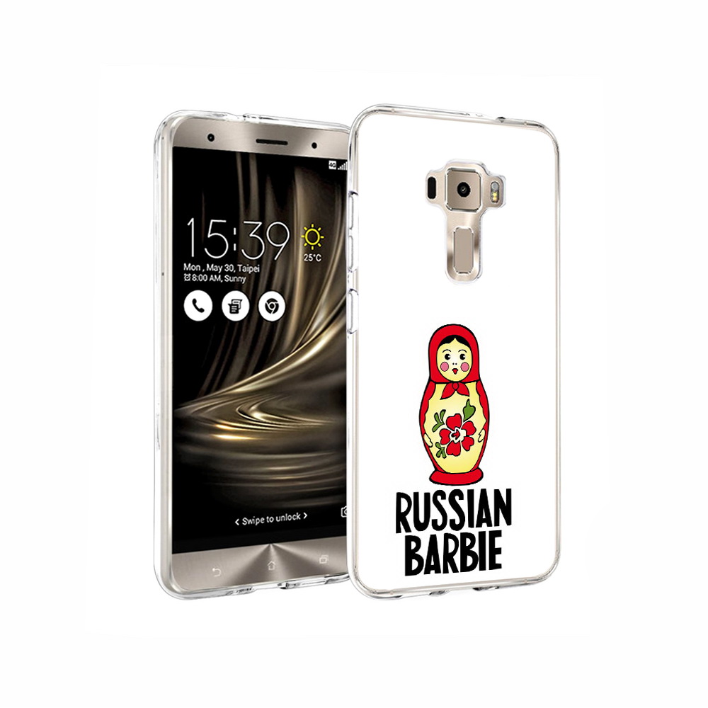 

Чехол MyPads Tocco для Asus ZenFone 3 матрешка, Прозрачный, Tocco