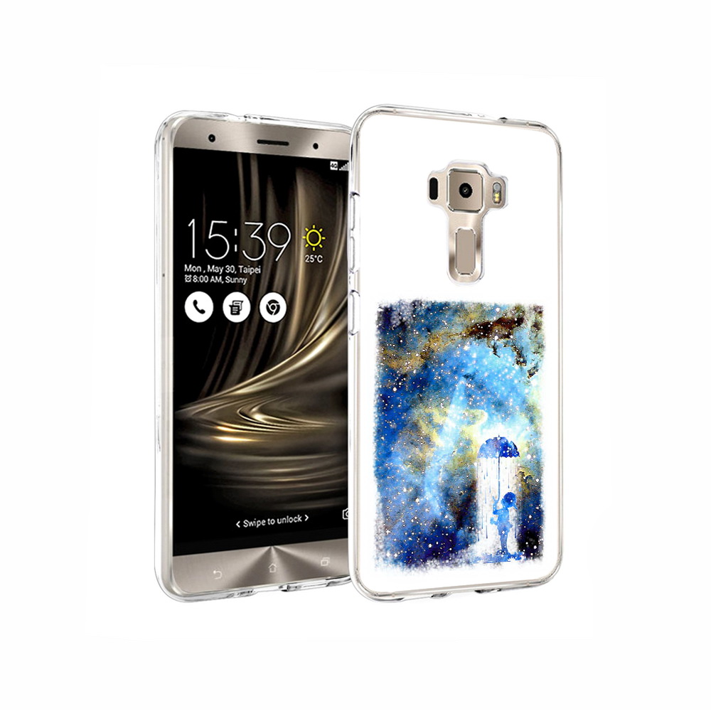 

Чехол MyPads Tocco для Asus ZenFone 3 мальчик в небе, Прозрачный, Tocco
