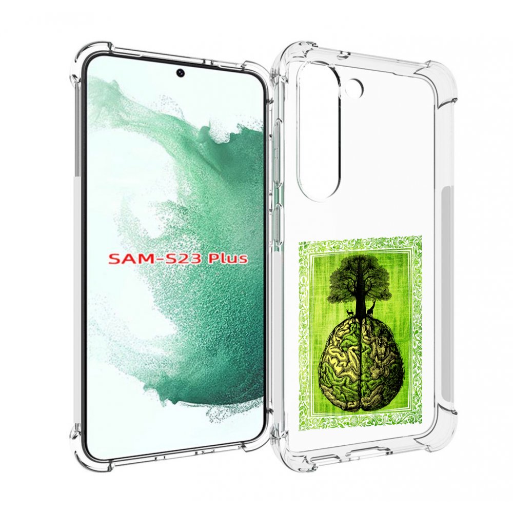 

Чехол MyPads абстракция здоровый мозг для Samsung Galaxy S23 Plus +, Прозрачный, Tocco