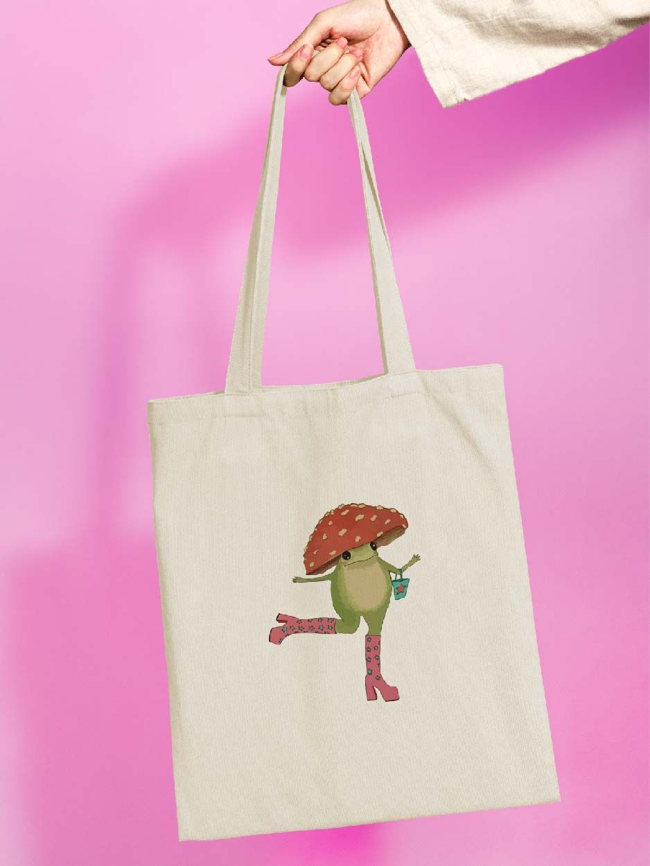 

Сумка женская jojo print shpr-168 бежевая, Бежевый, shpr-frog_Frog 168