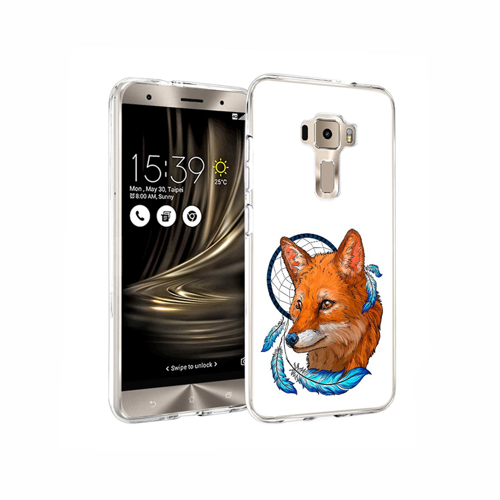 Чехол MyPads Tocco для Asus ZenFone 3 лиса и ловец снов
