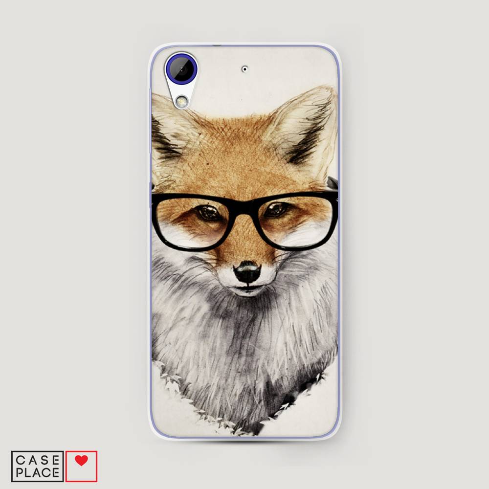 

Чехол Awog на HTC Desire 628 / Эйчтиси Дизайр 628 "Лиса в очках", Разноцветный, 101650-10