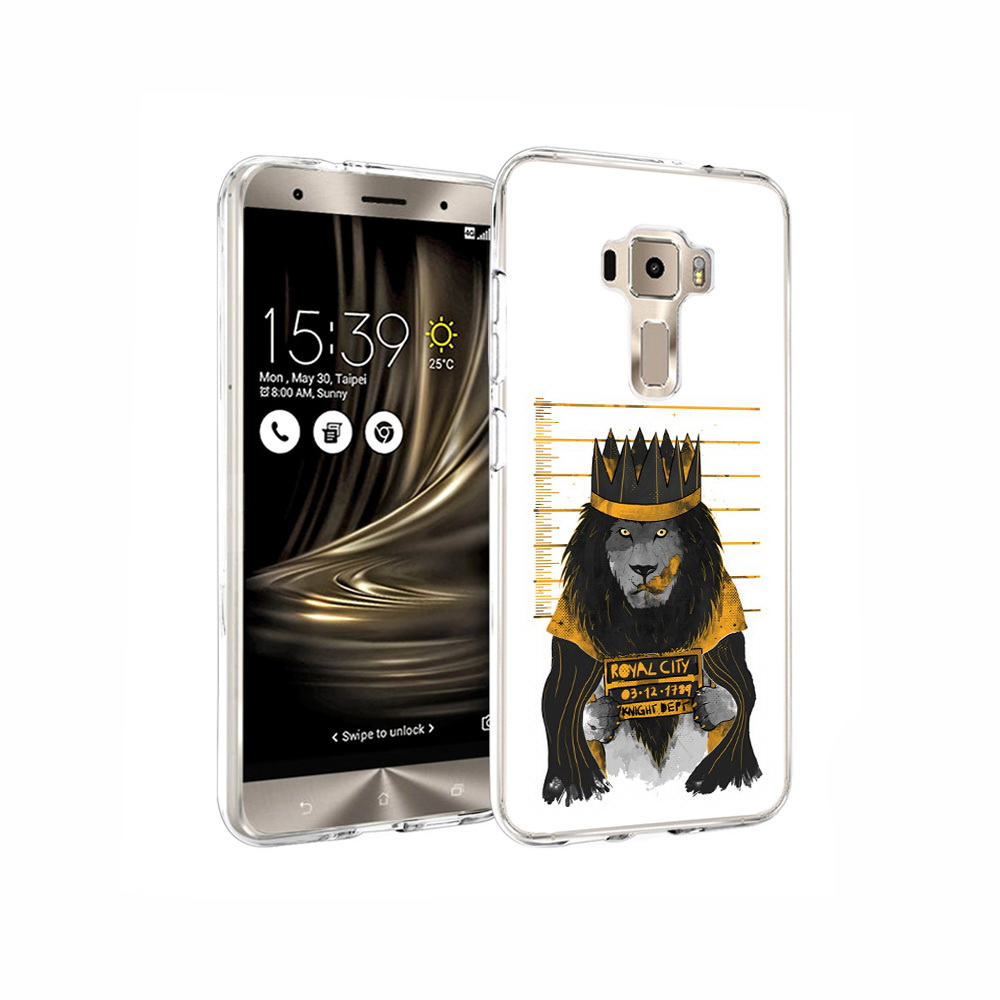 Чехол MyPads Tocco для Asus ZenFone 3 лев в законе