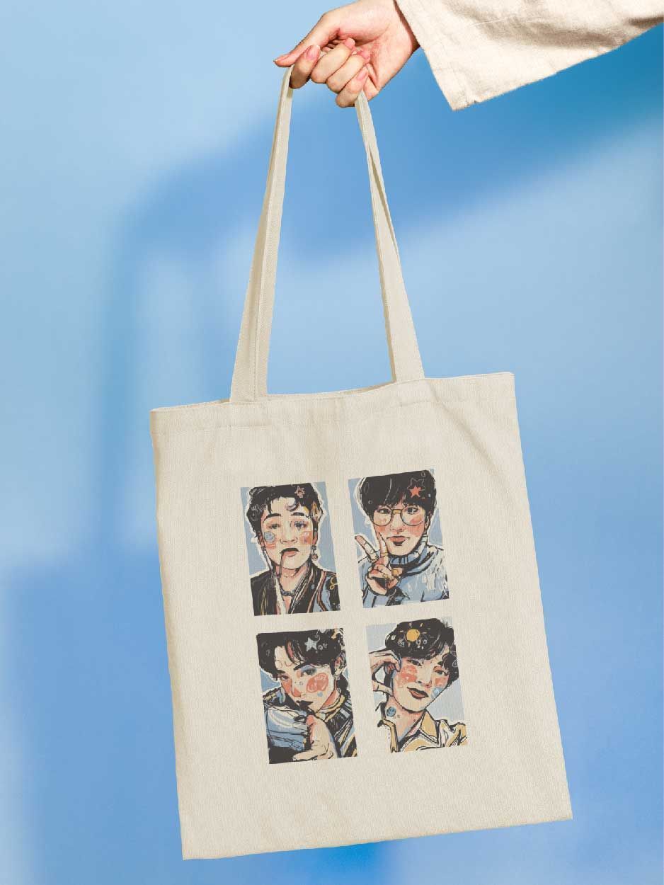 

Сумка женская jojo print shpr-161 бежевая, Бежевый, shpr-bts_Stray Kids 161