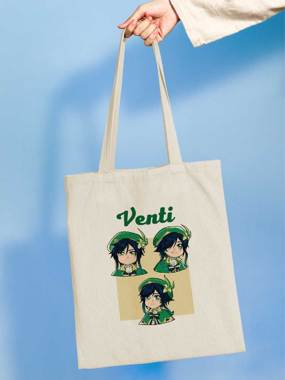 

Сумка женская jojo print shpr-154 бежевая, Бежевый, shpr-genshin_Venti 154