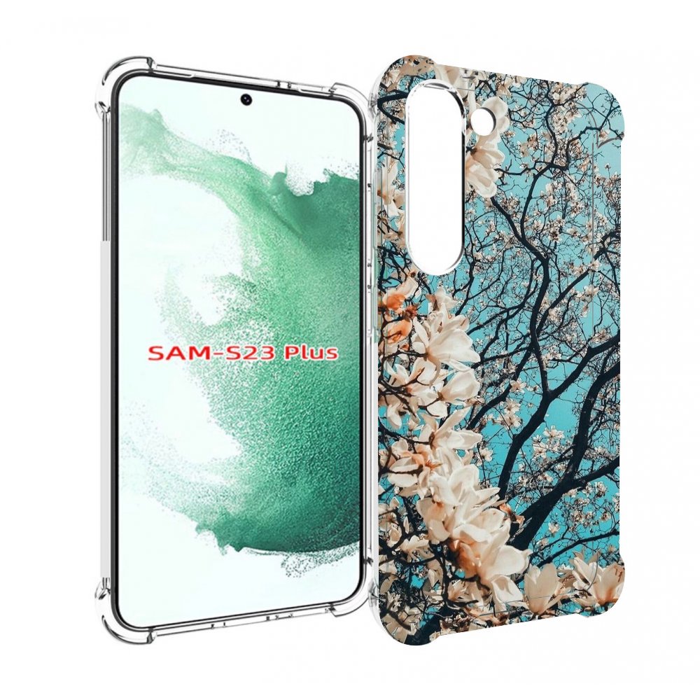 

Чехол MyPads дерево-с-цветочками для Samsung Galaxy S23 Plus +, Прозрачный, Tocco
