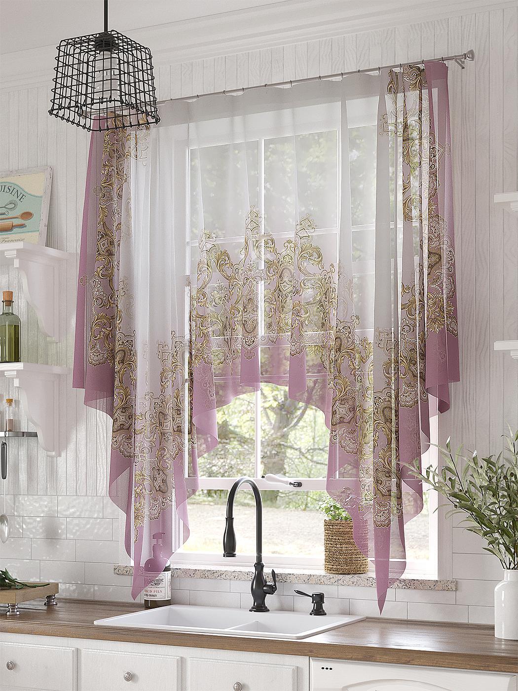 

Комплекты штор AT HOME Лиминес (розовый) высота 145 см, ширина 200 см, Бежевый, 534258