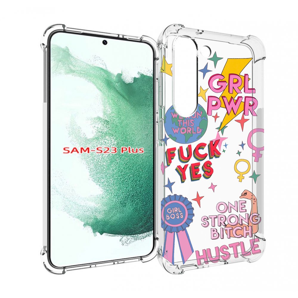 

Чехол MyPads девушки-боссы женский для Samsung Galaxy S23 Plus +, Прозрачный, Tocco