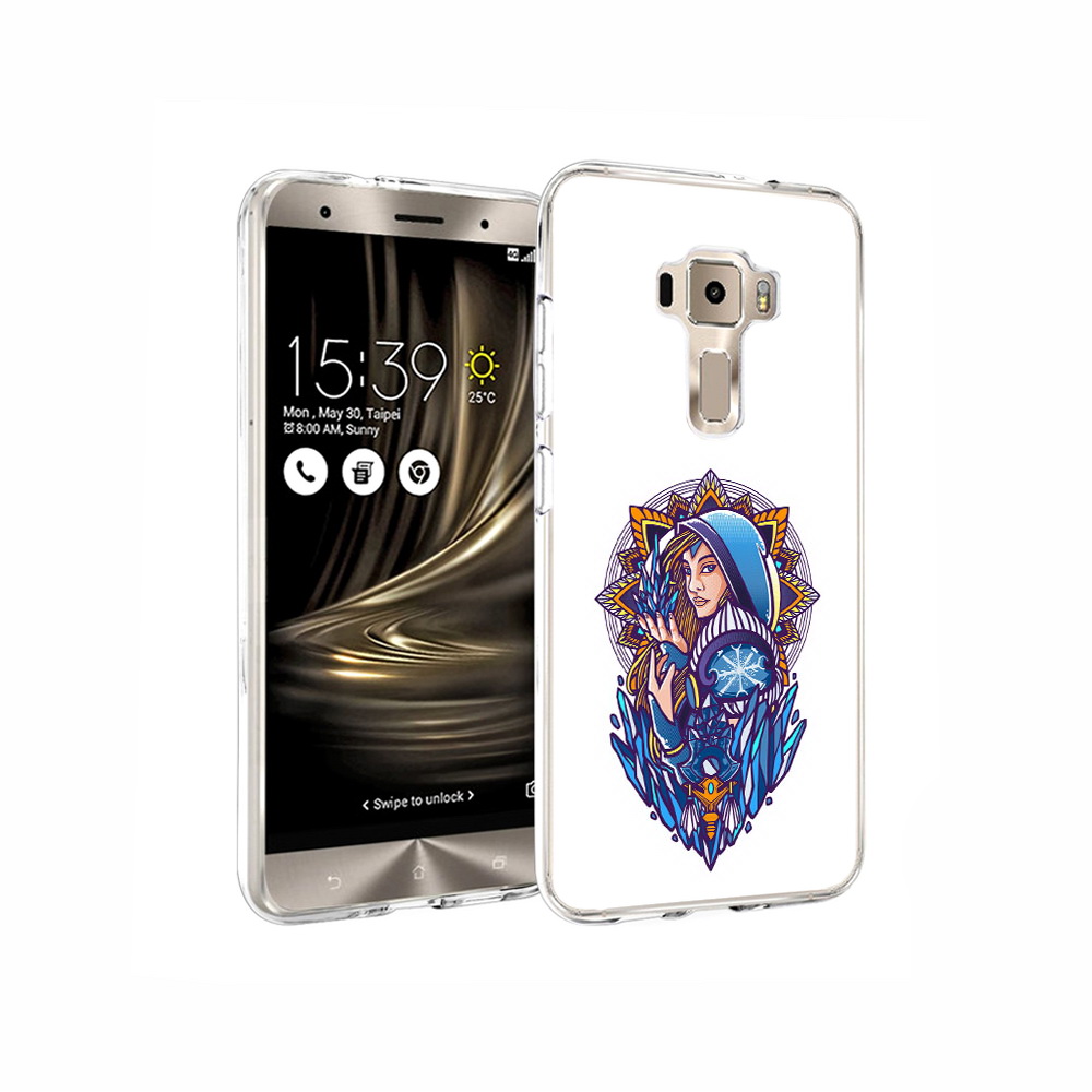 

Чехол MyPads Tocco для Asus ZenFone 3 кристал мейден дота 2, Прозрачный, Tocco