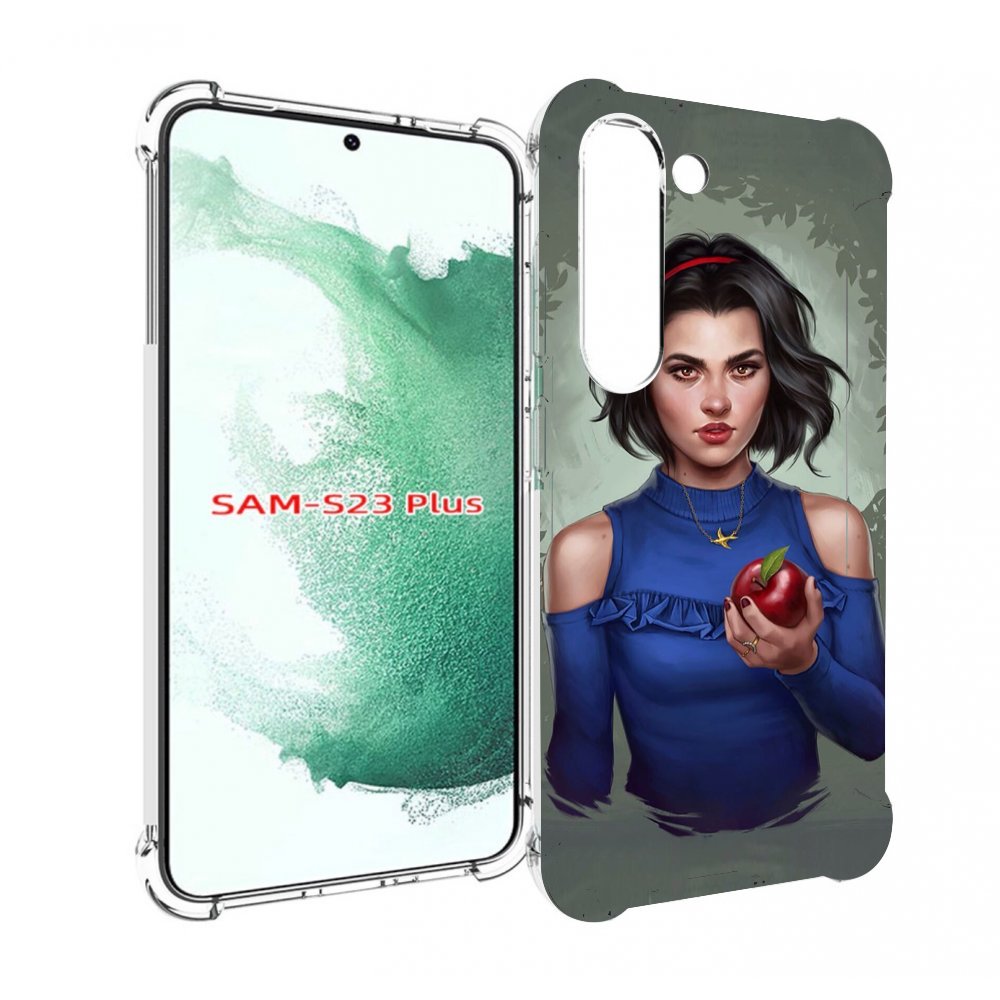 

Чехол MyPads девушка-с-яблоком женский для Samsung Galaxy S23 Plus +, Прозрачный, Tocco