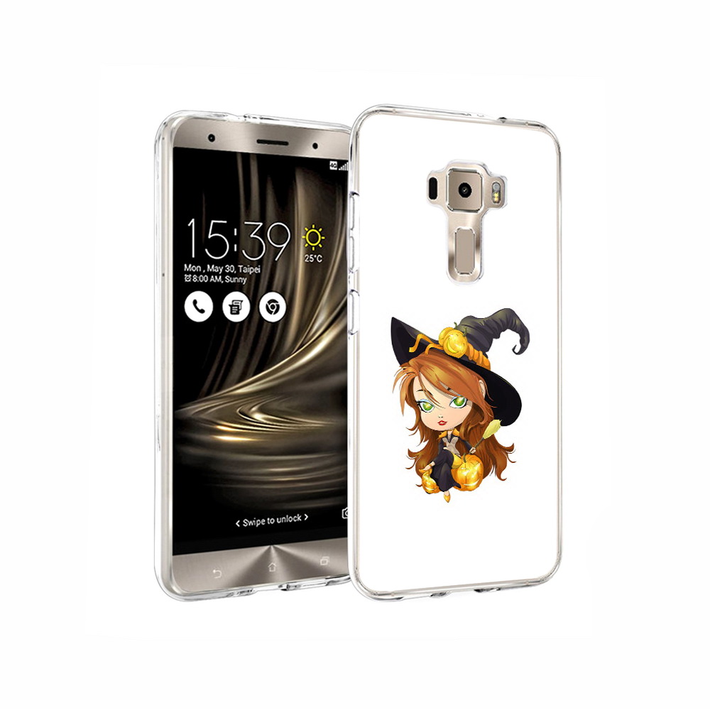 

Чехол MyPads Tocco для Asus ZenFone 3 Ведьмочка, Прозрачный, Tocco