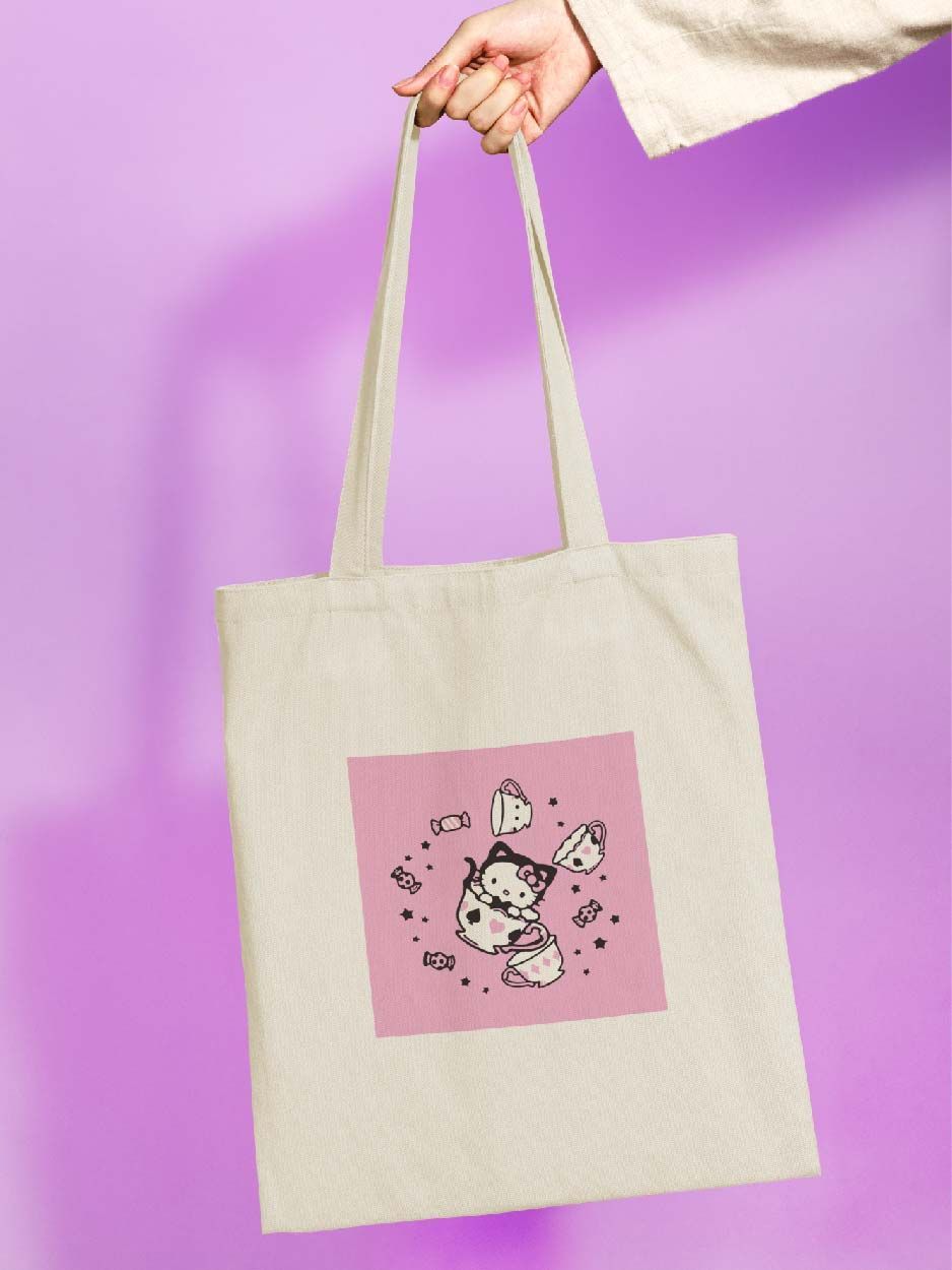 

Сумка женская jojo print shpr-129 бежевая, Бежевый, shpr-hk_Hello Kitty 129