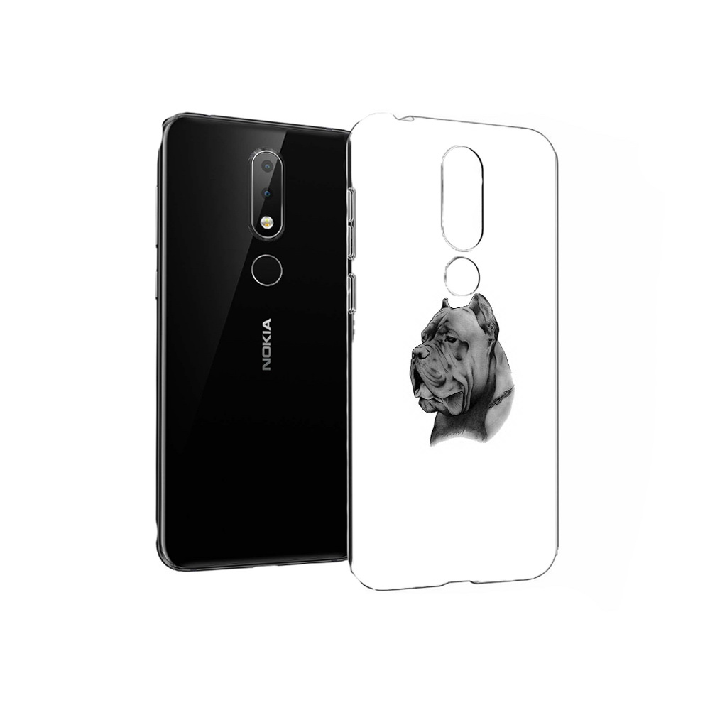 

Чехол MyPads Tocco для Nokia X6 грозный бульдог (PT115295.99.300), Прозрачный, Tocco