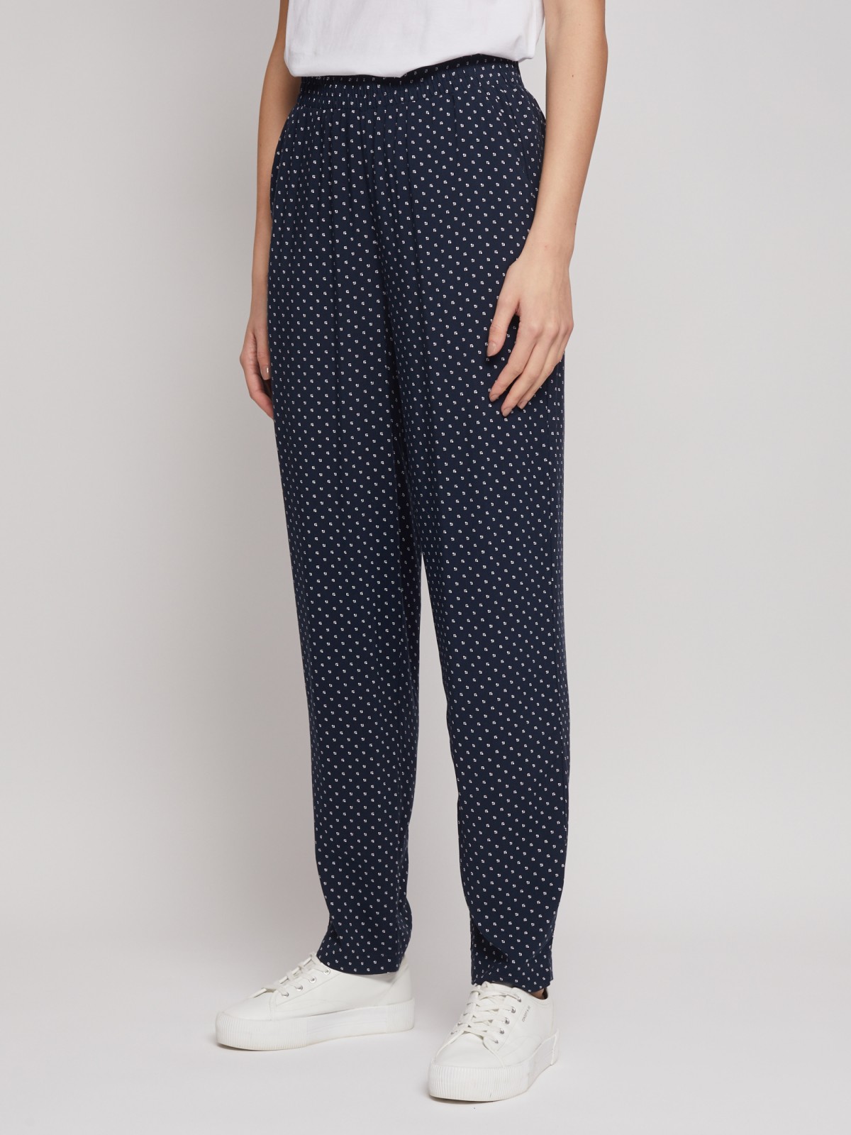 

Брюки женские Zolla 222257359033 синие 2XL, 222257359033