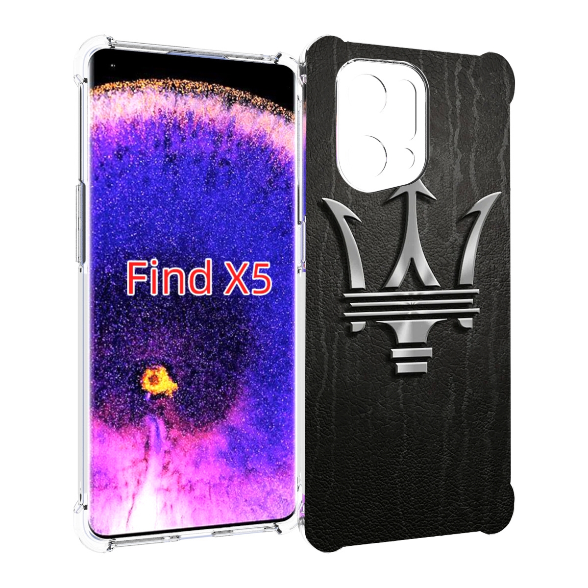 

Чехол MyPads maserati-3 мужской для Oppo Find X5, Прозрачный, Tocco
