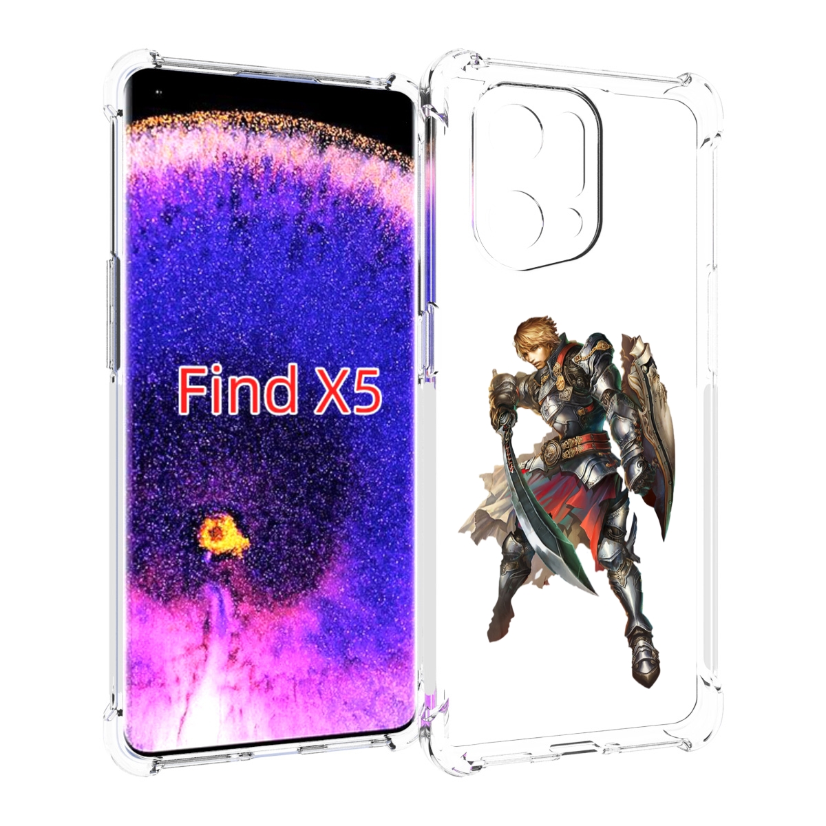 

Чехол MyPads lineage-2 для Oppo Find X5, Прозрачный, Tocco