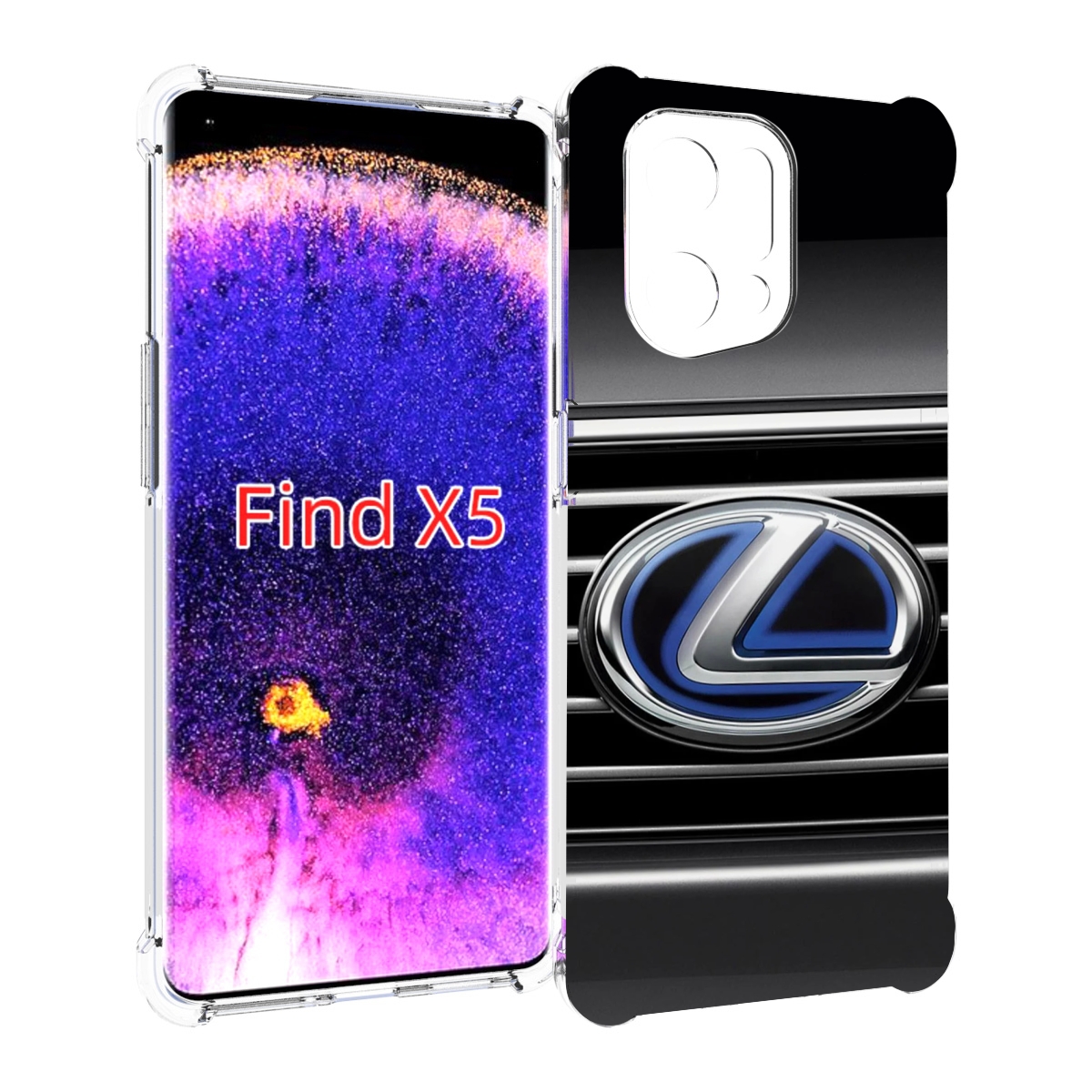 

Чехол MyPads lexus-2 для Oppo Find X5, Прозрачный, Tocco