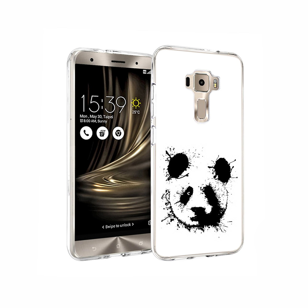 

Чехол MyPads Tocco для Asus ZenFone 3 клякса-панда, Прозрачный, Tocco