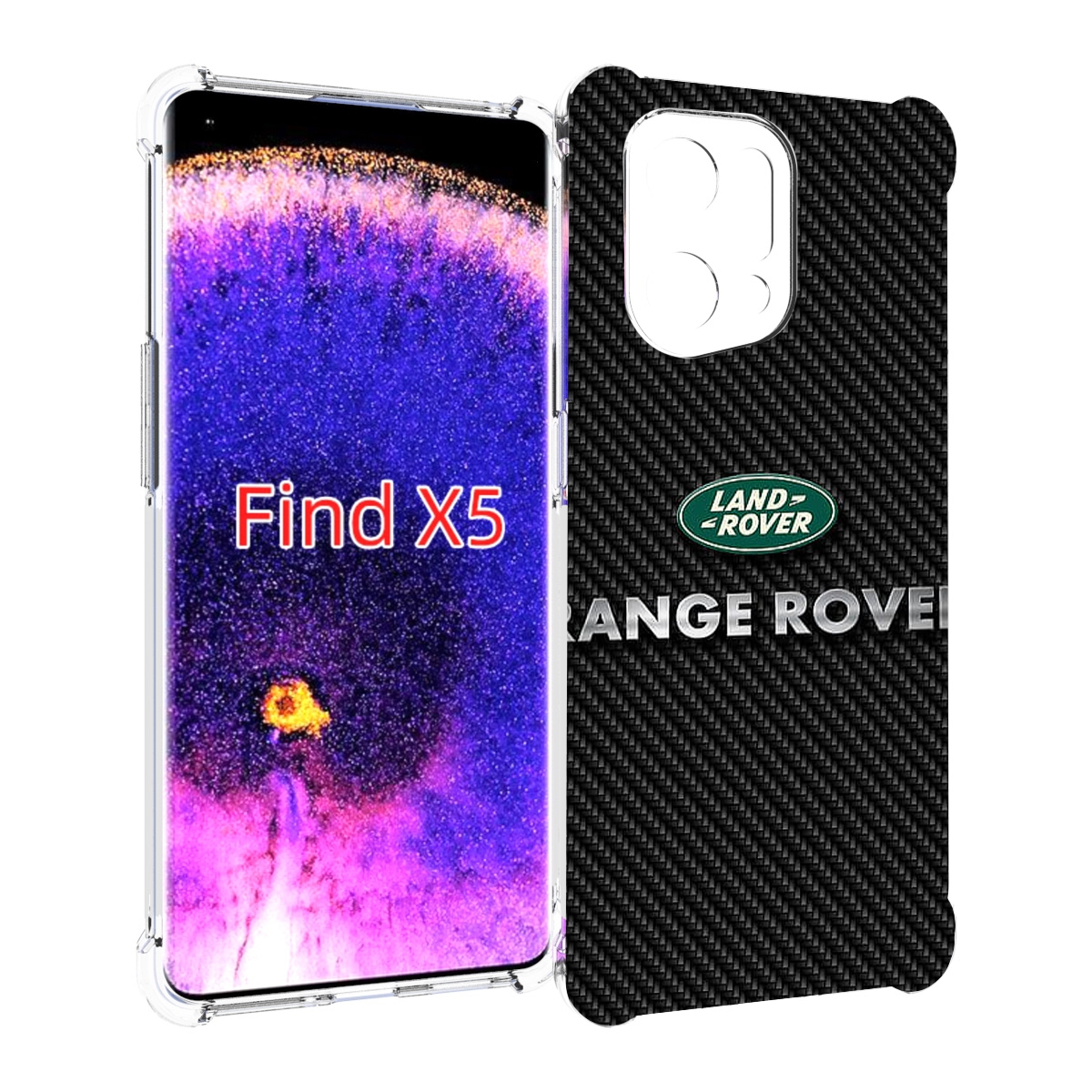 

Чехол MyPads land rover 2 для Oppo Find X5, Прозрачный, Tocco