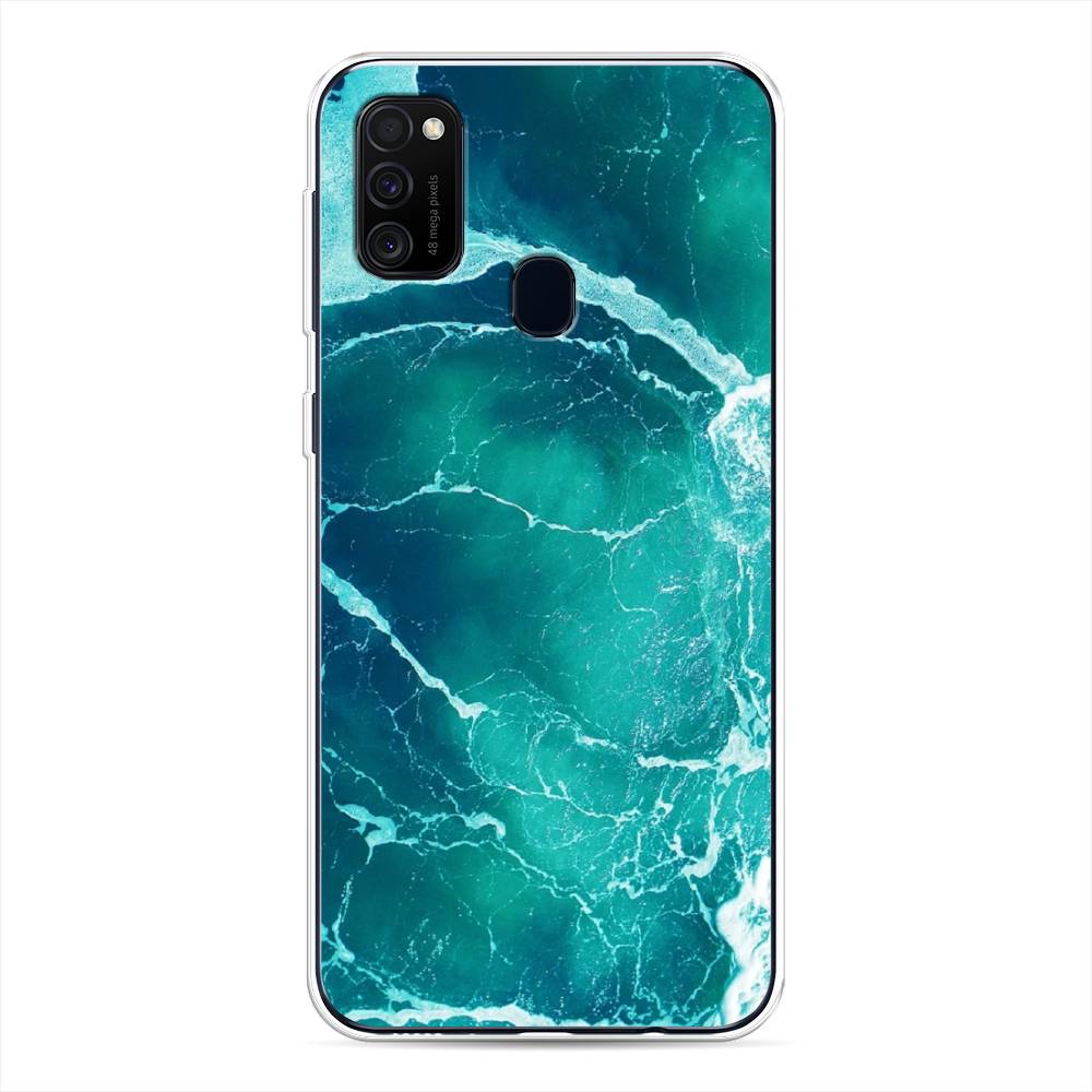 

Чехол Awog на Samsung Galaxy M30s/M21 "Изумрудный океан", Разноцветный, 29850-4