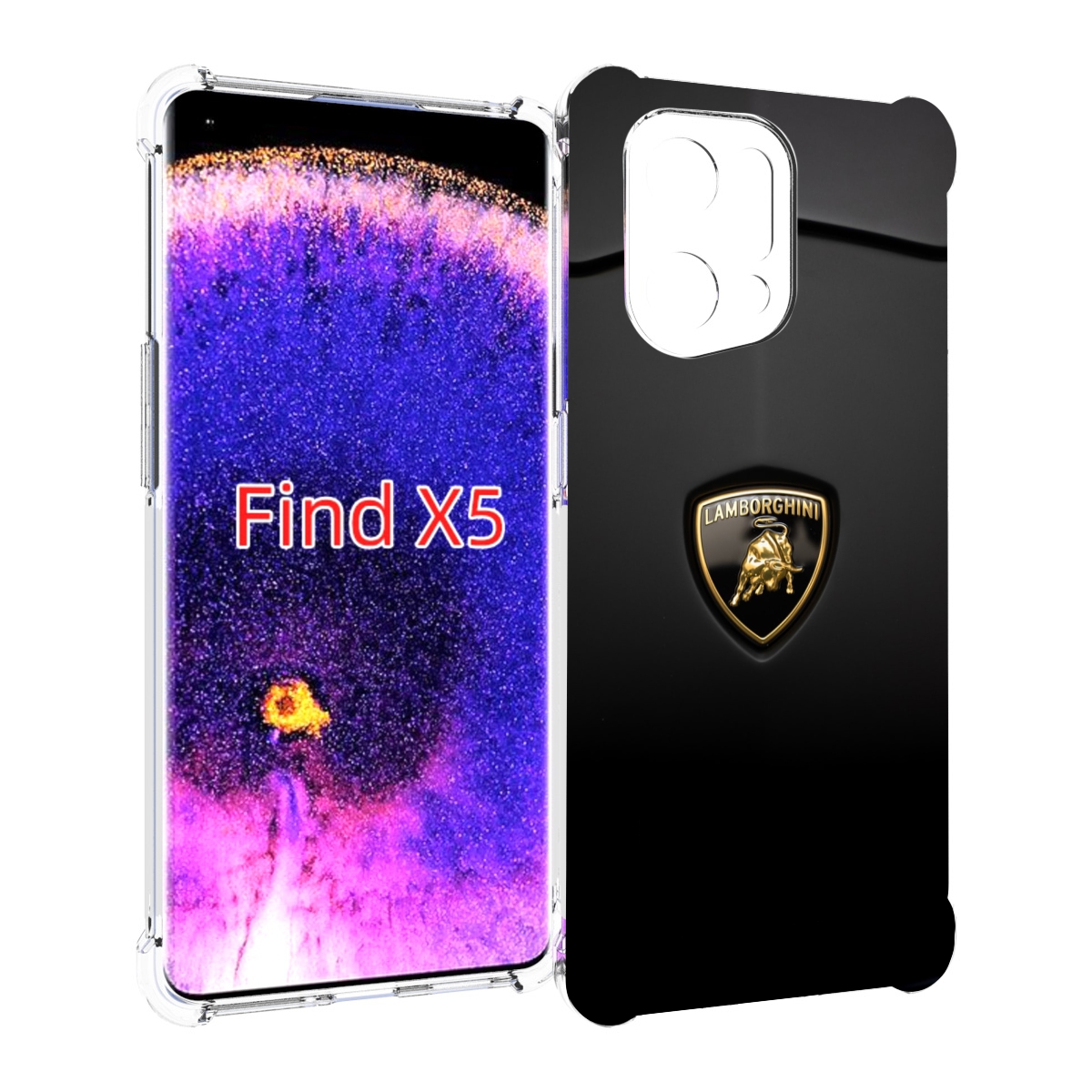 

Чехол MyPads lamborghini ламба 3 для Oppo Find X5, Прозрачный, Tocco