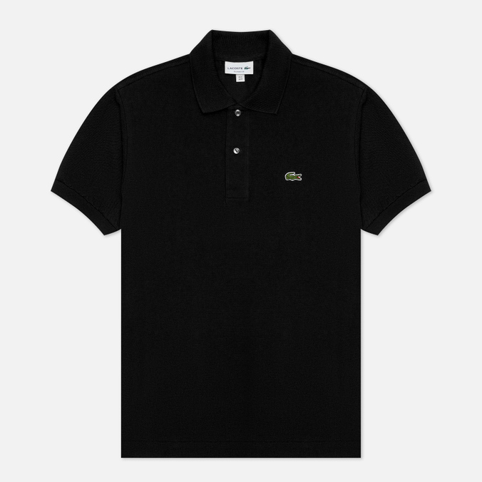 фото Футболка-поло мужская lacoste l1212-031 черная xl