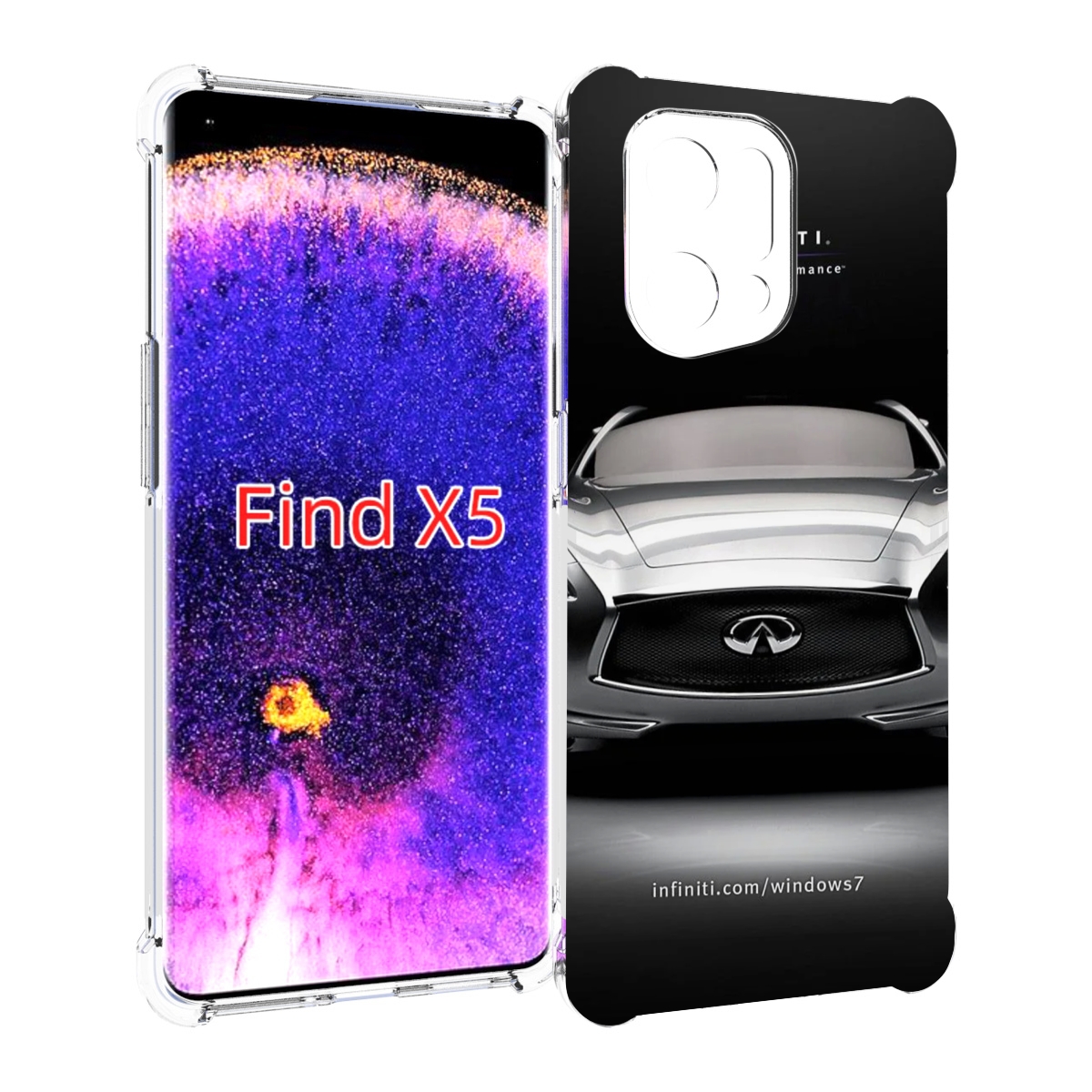 

Чехол MyPads infiniti-1 для Oppo Find X5, Прозрачный, Tocco