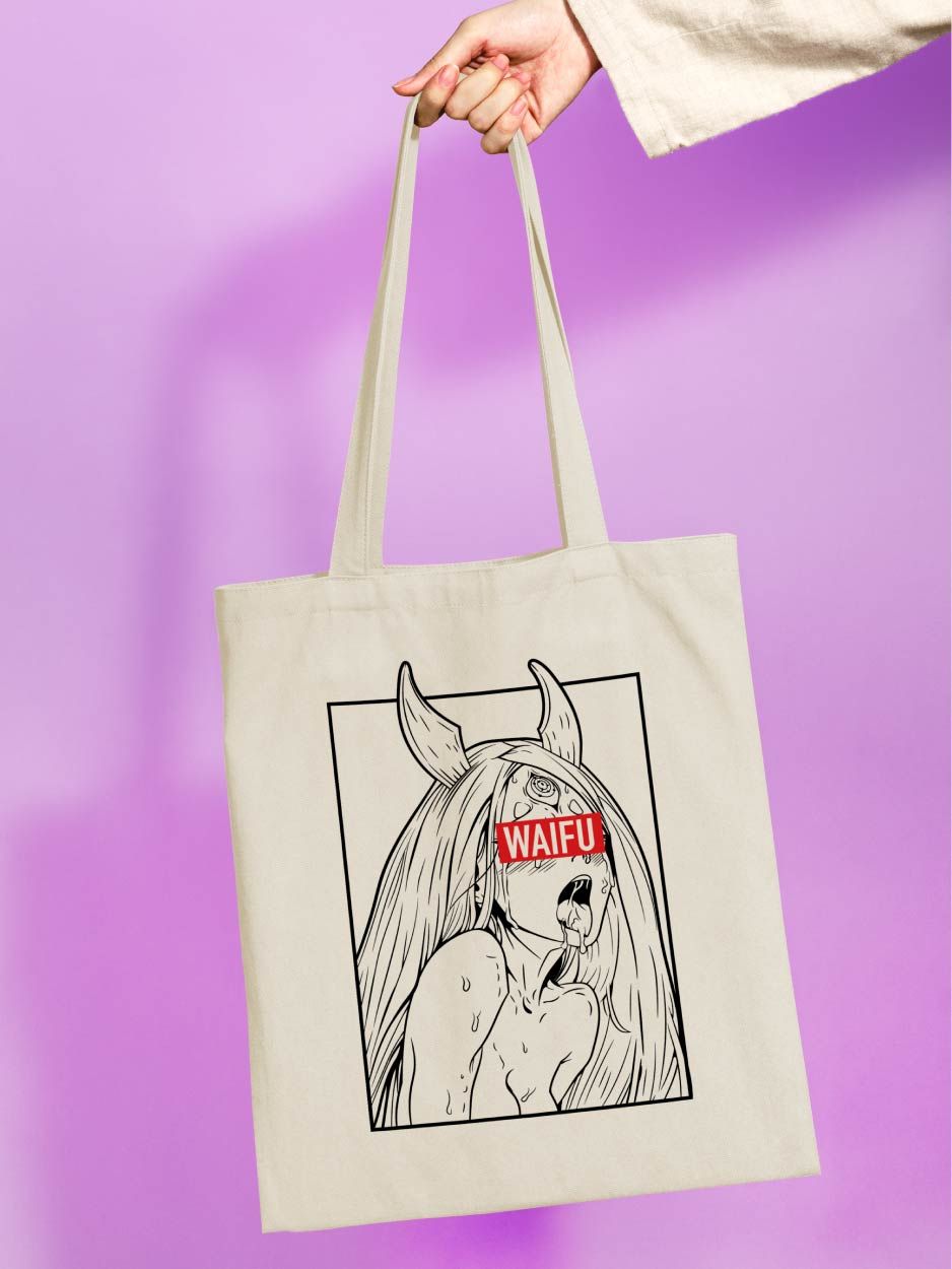 

Сумка женская jojo print shpr-06 бежевая, Бежевый, shpr-anime_waifu 06