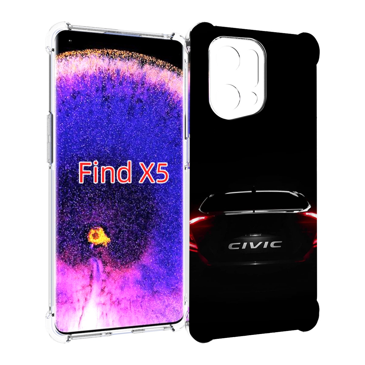 

Чехол MyPads honda 2 для Oppo Find X5, Прозрачный, Tocco