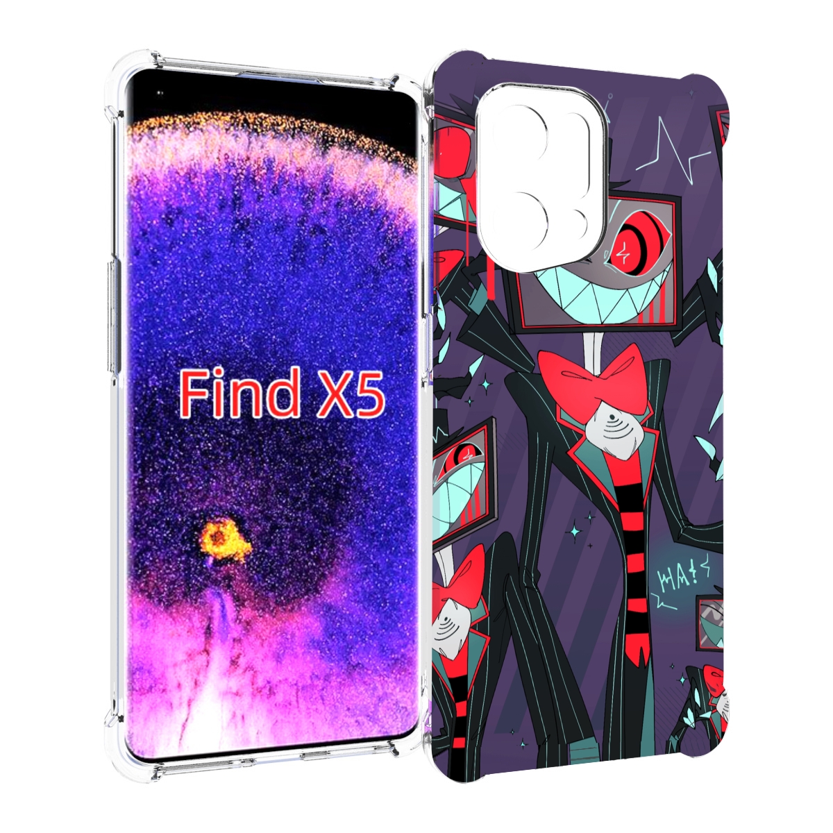 

Чехол MyPads hazbin hotel для Oppo Find X5, Прозрачный, Tocco