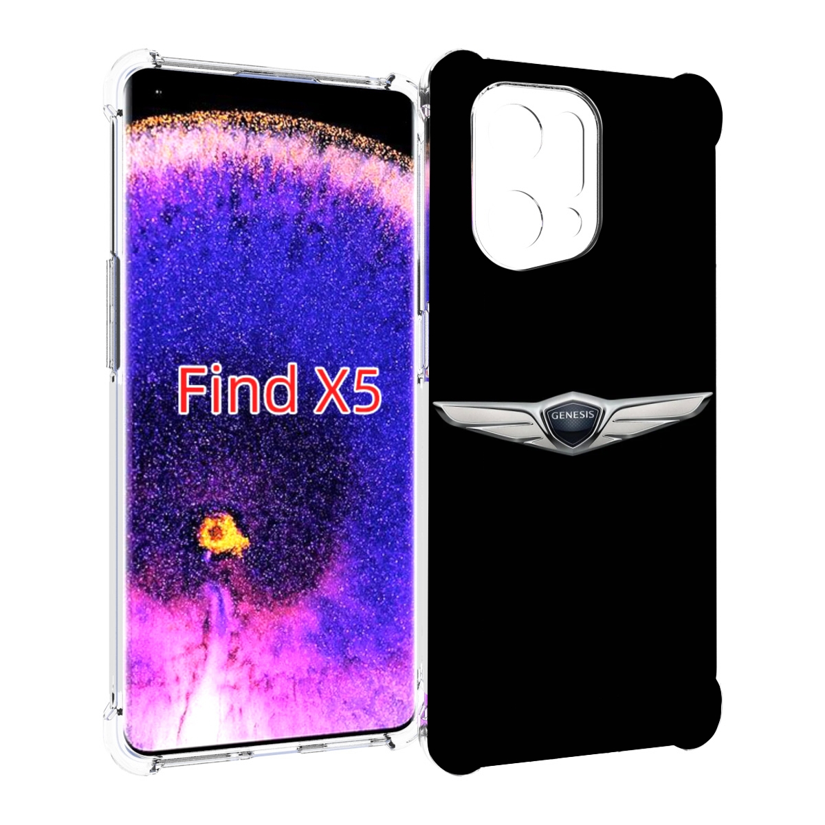 

Чехол MyPads genesis-1 мужской для Oppo Find X5, Прозрачный, Tocco