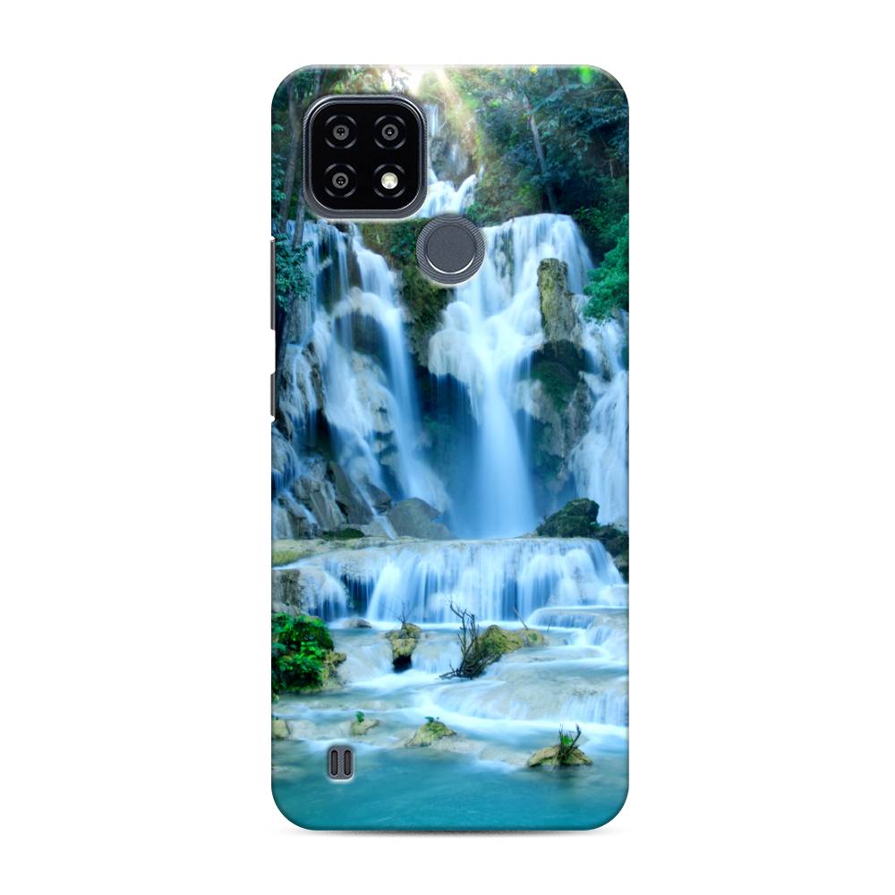 фото Пластиковый чехол "водопад 8" на realme c21y awog