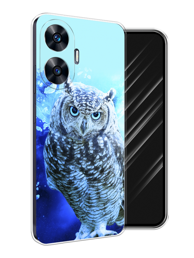 

Чехол Awog на Realme C55 "Сова арт 7", Синий;голубой, 2513850-1