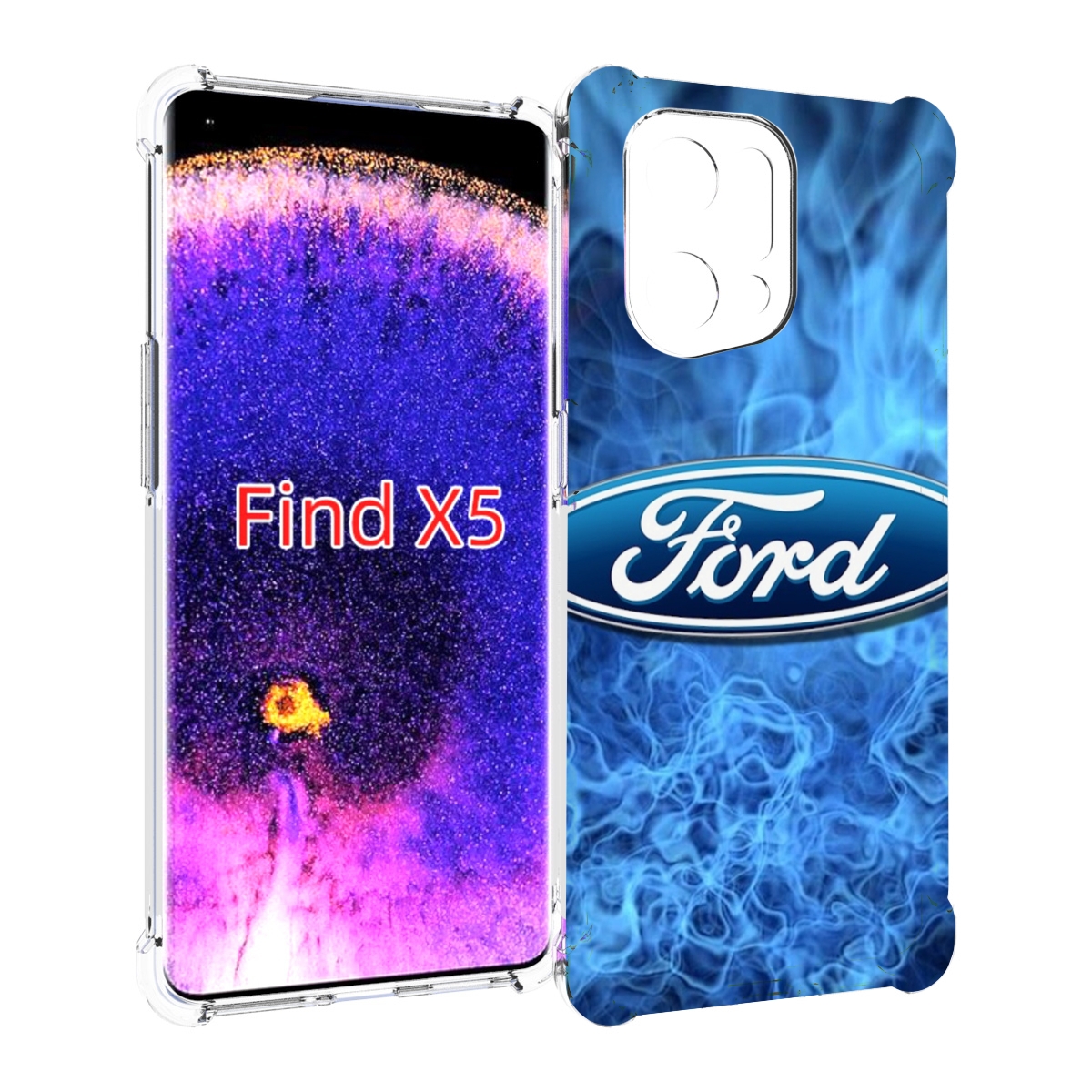 

Чехол MyPads ford-22 м для Oppo Find X5, Прозрачный, Tocco