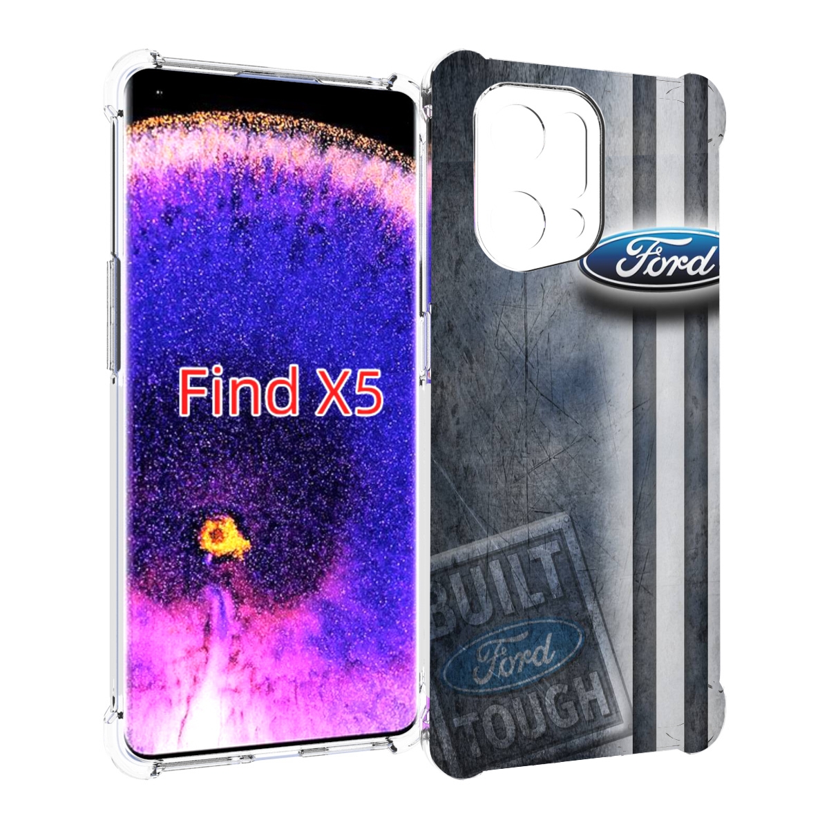 

Чехол MyPads ford 2 для Oppo Find X5, Прозрачный, Tocco