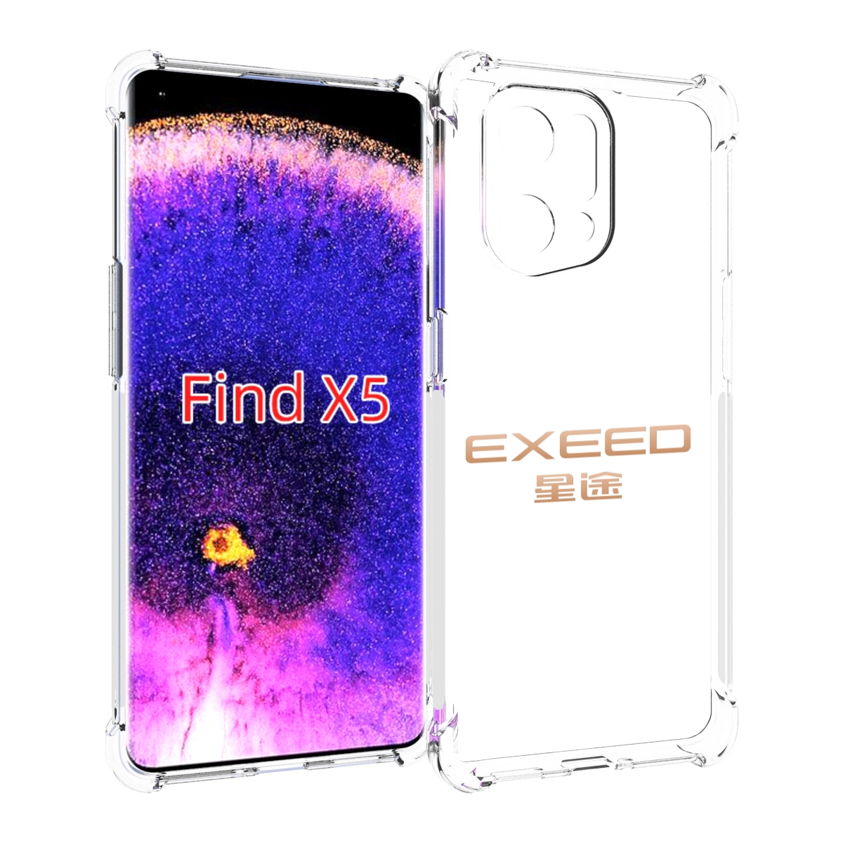 

Чехол MyPads exeed 2 для Oppo Find X5, Прозрачный, Tocco