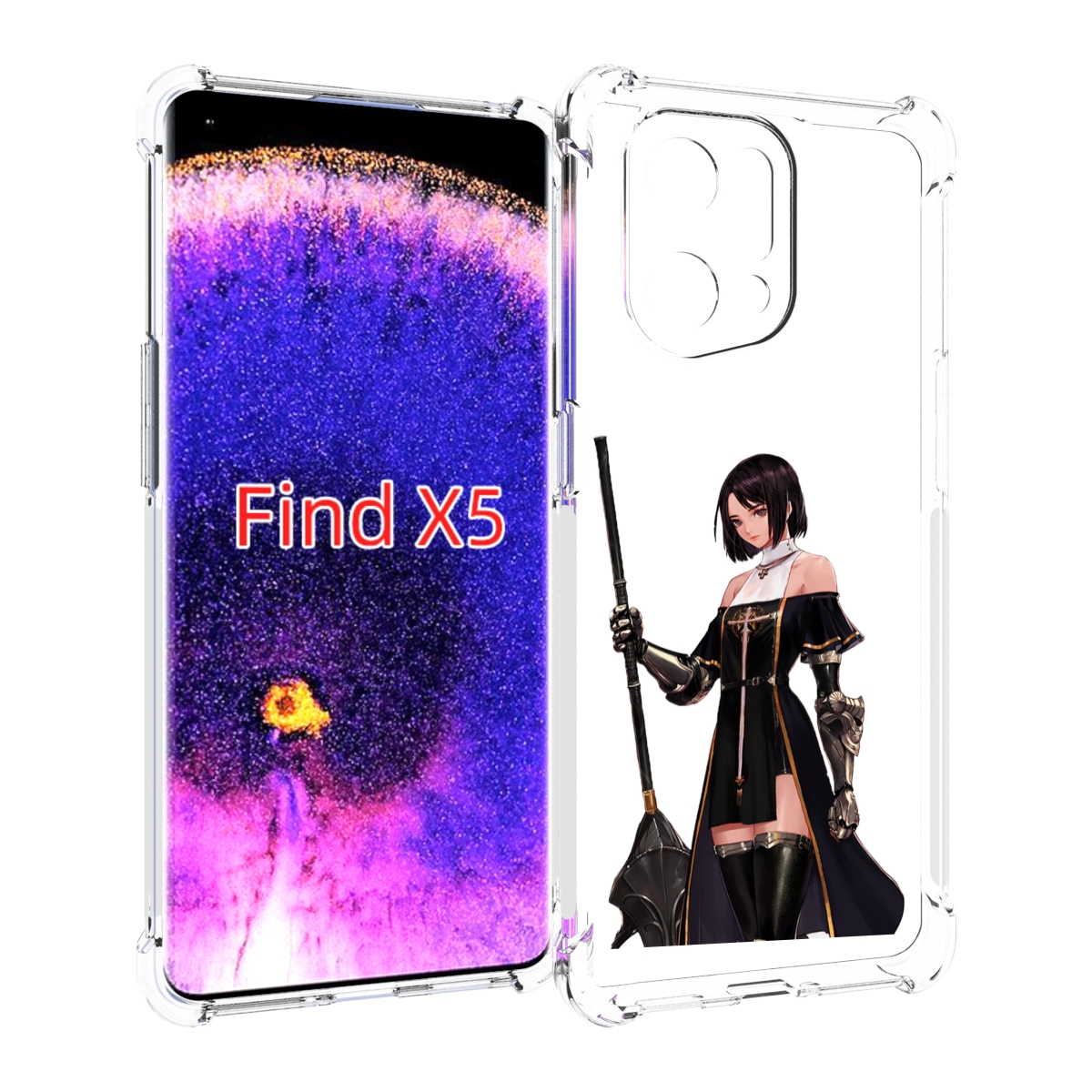 

Чехол MyPads dungeon-fighter для Oppo Find X5, Прозрачный, Tocco