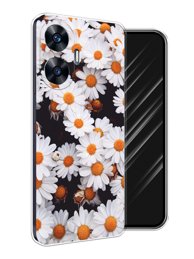 

Чехол Awog на Realme C55 "Ромашковое поле", Белый, 2513850-1