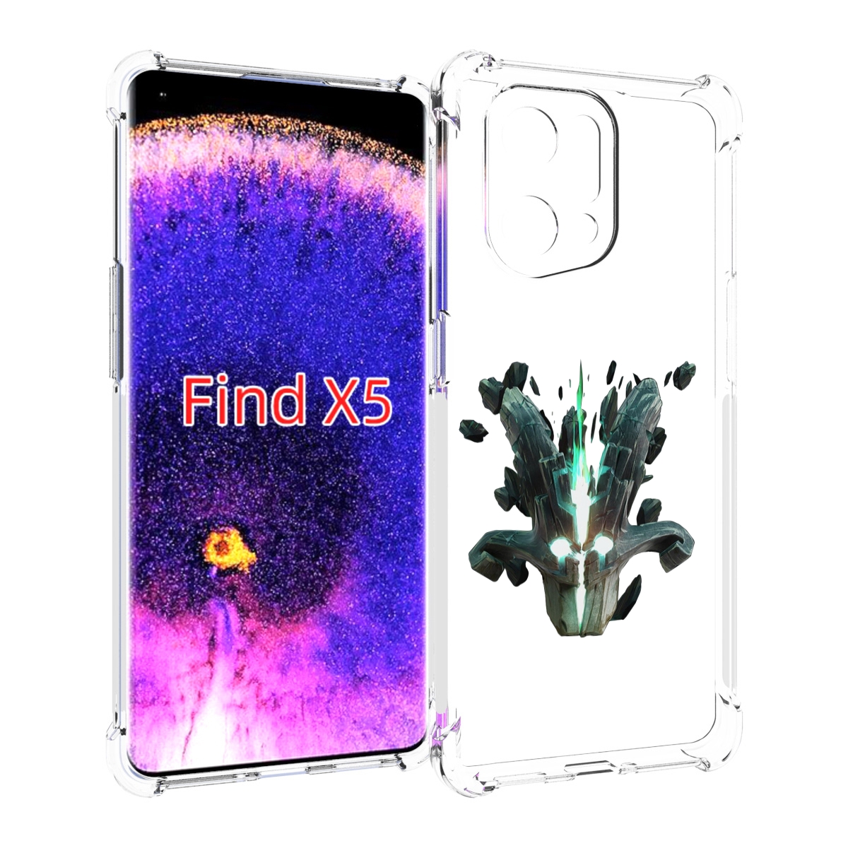 

Чехол MyPads dota 2 juggernaut для Oppo Find X5, Прозрачный, Tocco