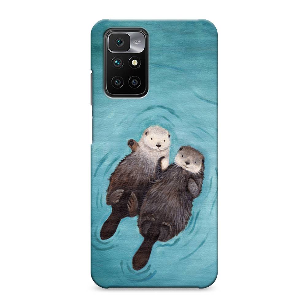

Пластиковый чехол "Парочка бобров" на Xiaomi Redmi 10, 311320-7