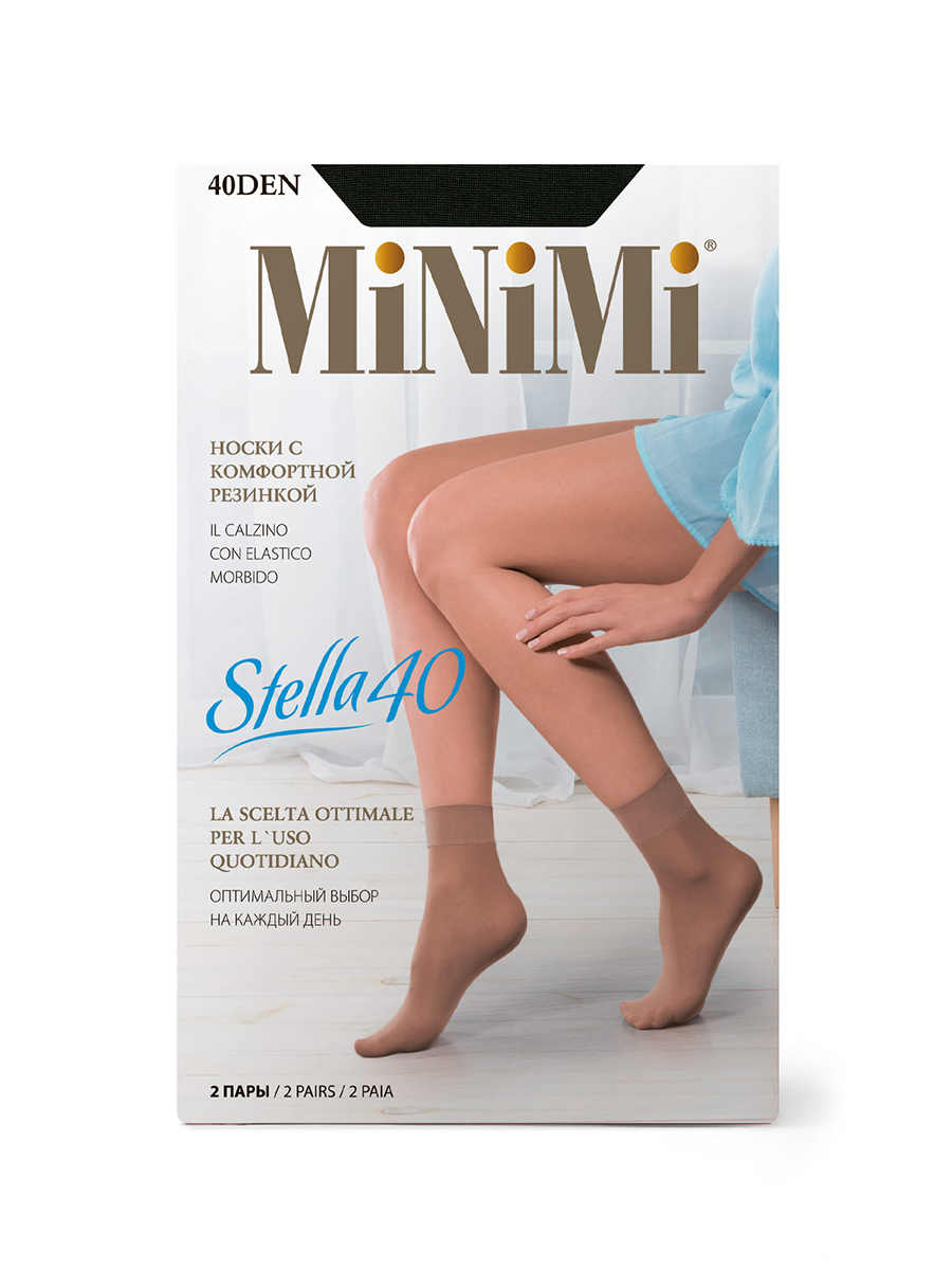 

Комплект носков женских Minimi STELLA 40 (2 п.) черных, Черный, STELLA 40 (2 п.)