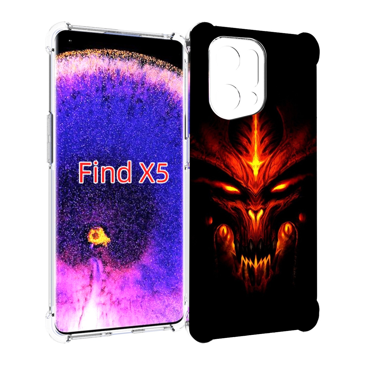 

Чехол MyPads diablo-3 для Oppo Find X5, Прозрачный, Tocco