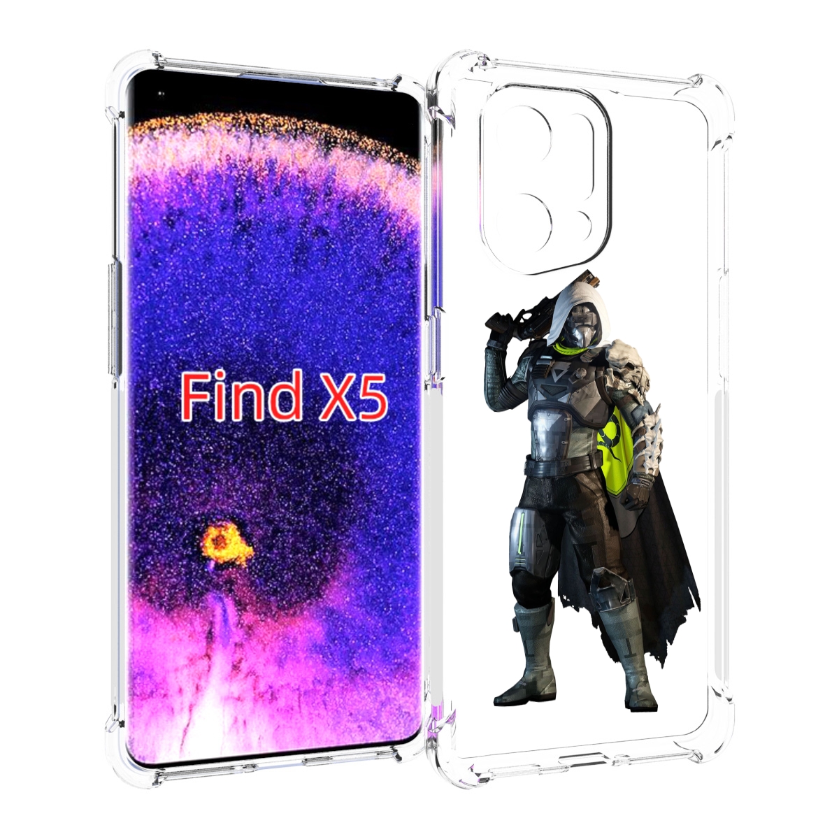 

Чехол MyPads destiny-2-hunter для Oppo Find X5, Прозрачный, Tocco