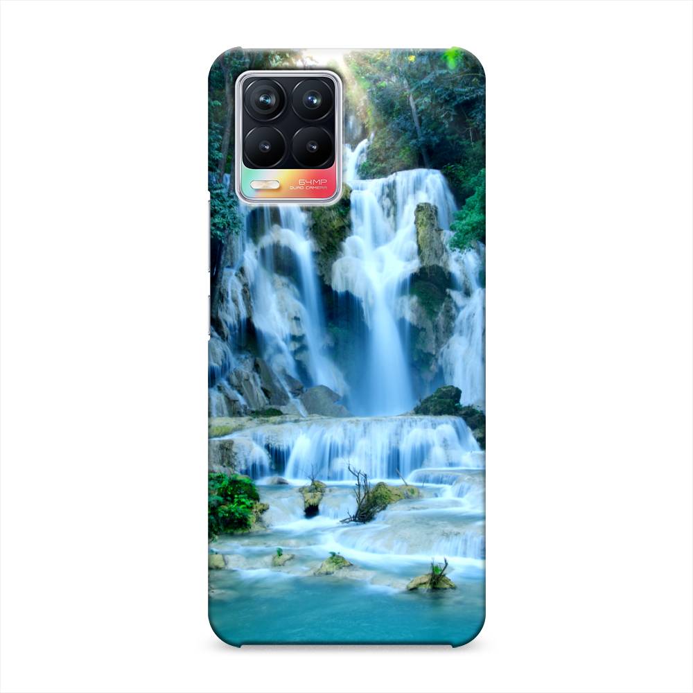 

Пластиковый чехол "Водопад 8" на Realme 8, 255420-3
