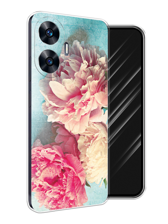 

Чехол Awog на Realme C55 "Пионы new", Бирюзовый, 2513850-1