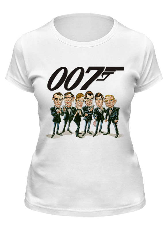 

Футболка женская Printio James bond белая XL, Белый, James bond