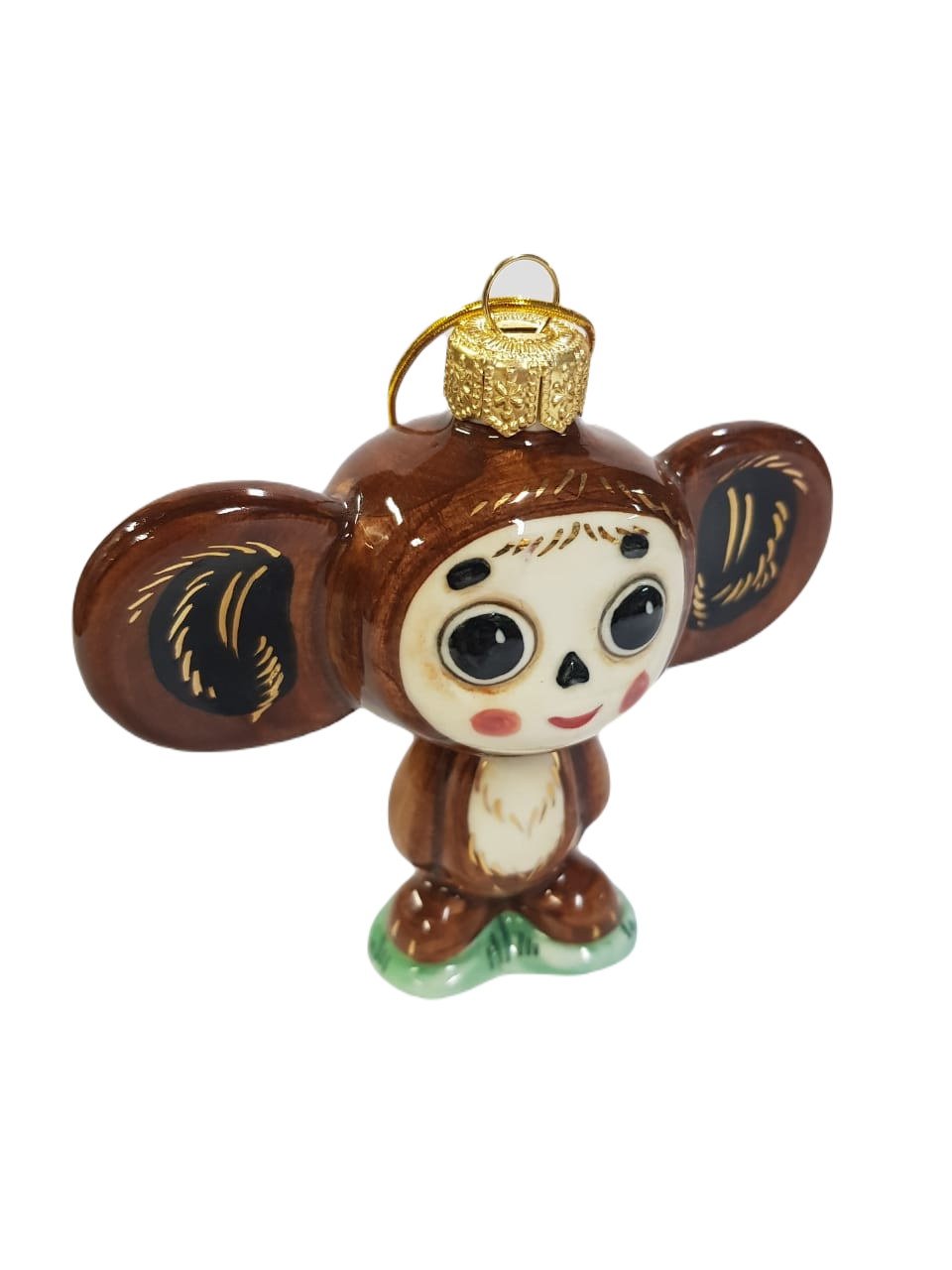 

Игрушка на елку Чебурашка, фарфор, Коричневый, Игрушка на елку Чебурашка